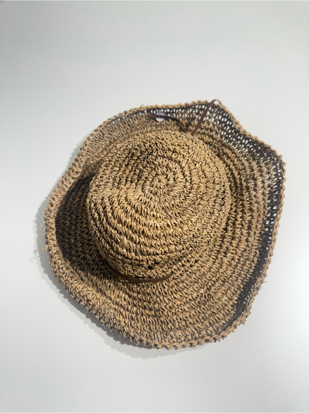Michael Stars Natural Straw Wide-Brim Sun Hat - Picture 3 of 8
